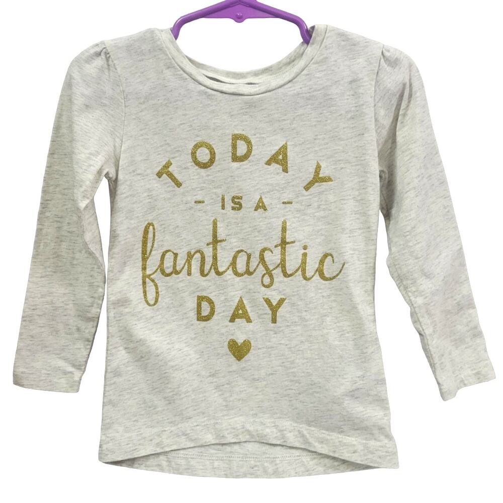 Simple Joys by Carter's Gray‎ Toddler Shirt Size 2T